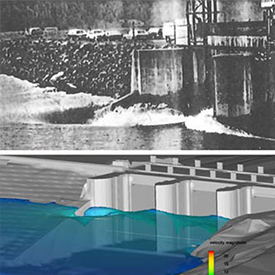 Spillway hydraulics assessment