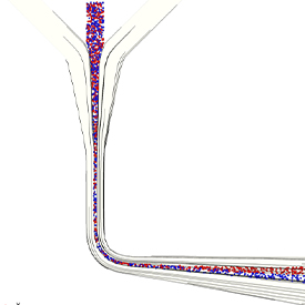 Buoyancy dominant sorting