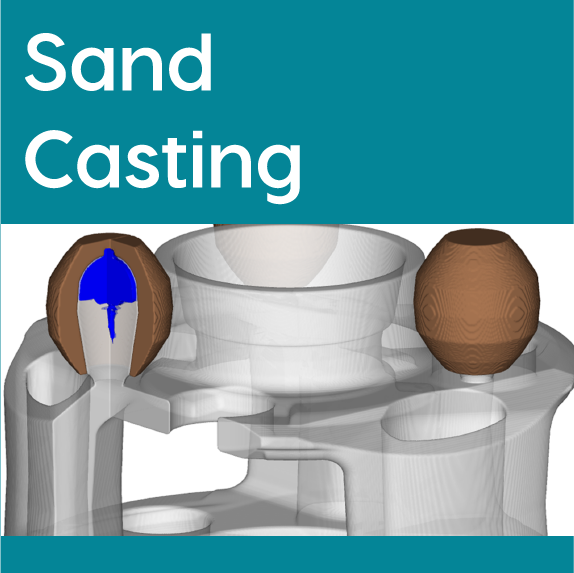 FLOW-3D CAST Sand Casting Workspace