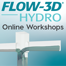 FLOW-3D HYDRO Online Workshops