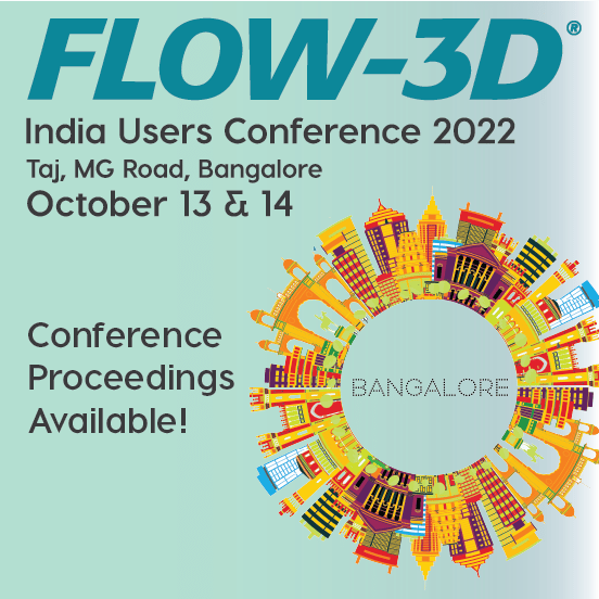 FLOW-3D India Users Conference Proceedings Available
